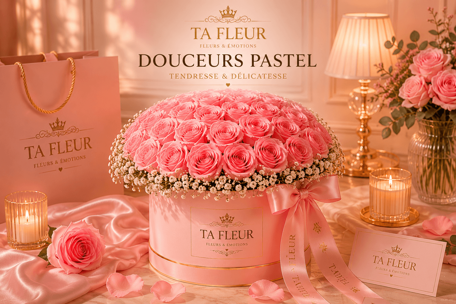 Roses éternelles TA FLEUR